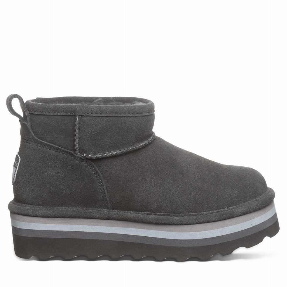 Bearpaw Retro Shorty Women Platform Boots Grey | DZN5971SI