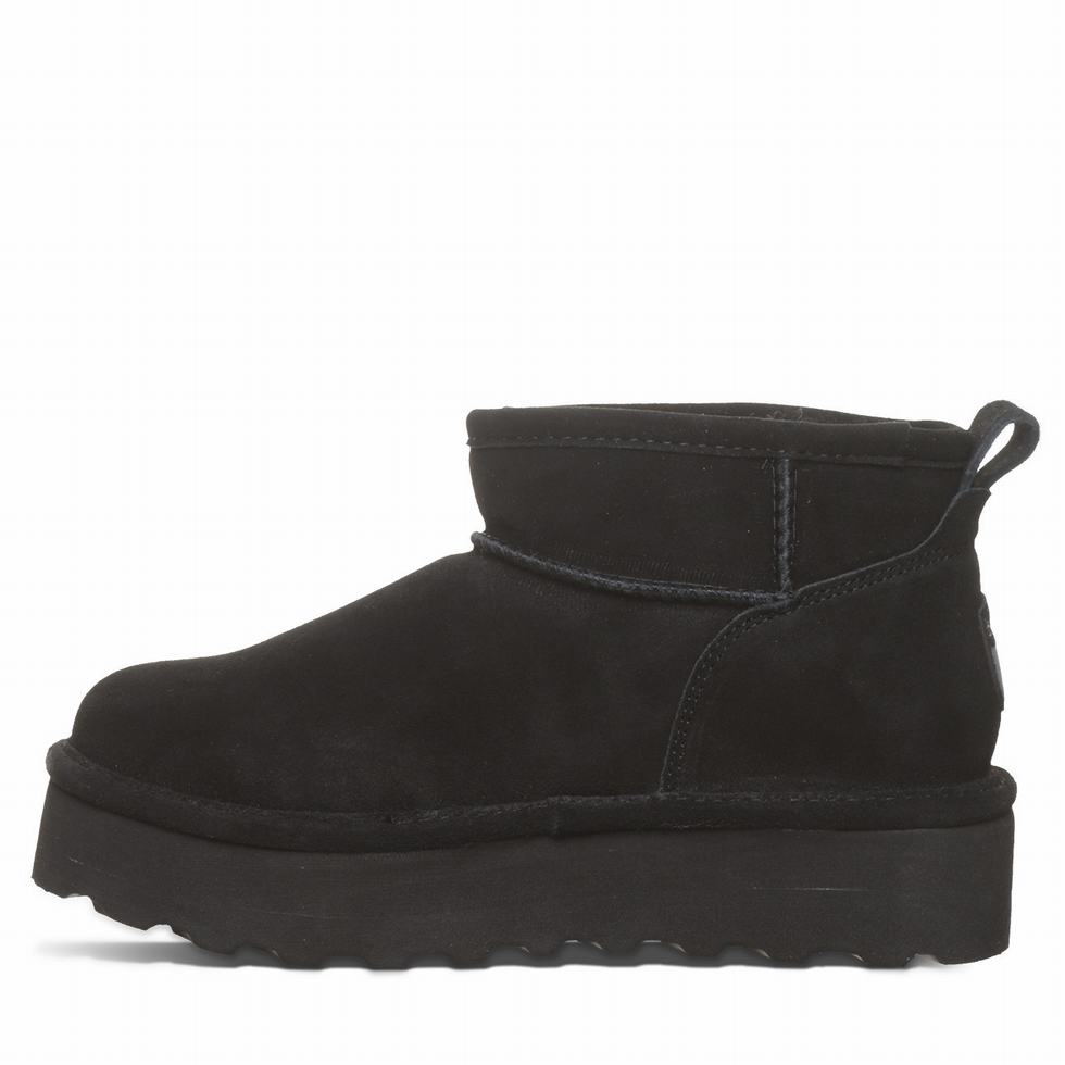 Bearpaw Retro Shorty Women Platform Boots Black | VXA6159EI