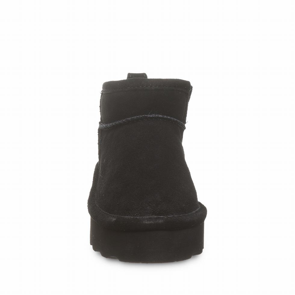 Bearpaw Retro Shorty Youth Kids' Boots Black | ZUV4129SL