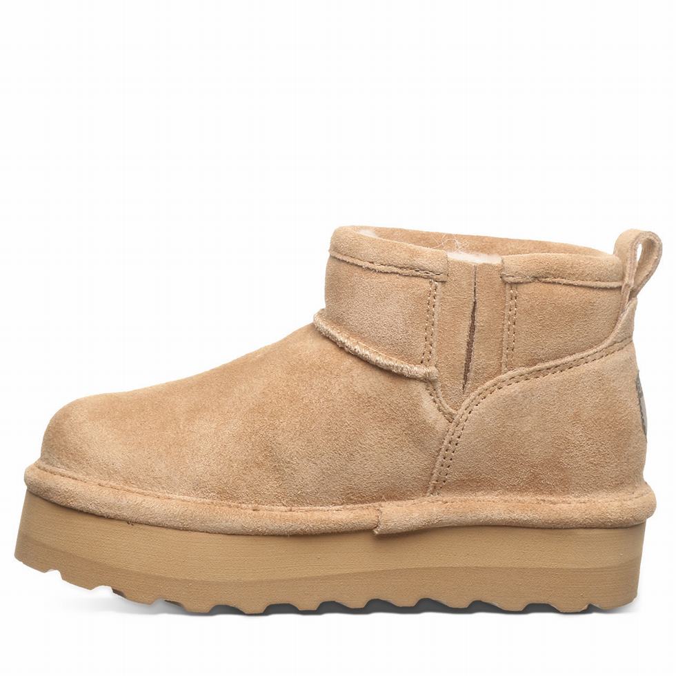 Bearpaw Retro Shorty Youth Kids' Boots Brown | DXM6712QR