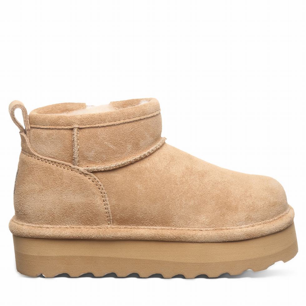 Bearpaw Retro Shorty Youth Kids' Boots Brown | DXM6712QR