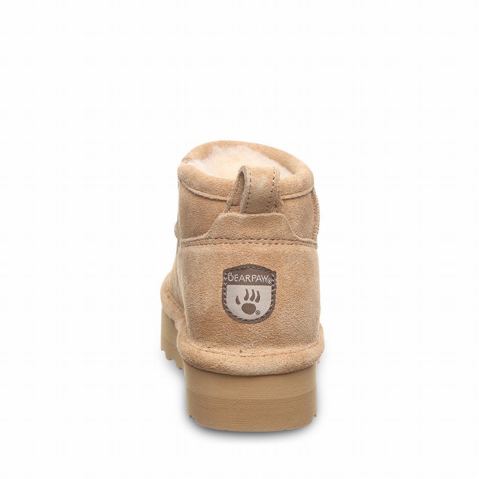 Bearpaw Retro Shorty Youth Kids' Boots Brown | DXM6712QR