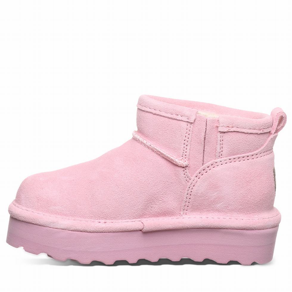 Bearpaw Retro Shorty Youth Kids' Boots Pink | TDC2792XF