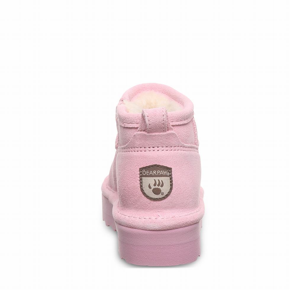 Bearpaw Retro Shorty Youth Kids' Boots Pink | TDC2792XF