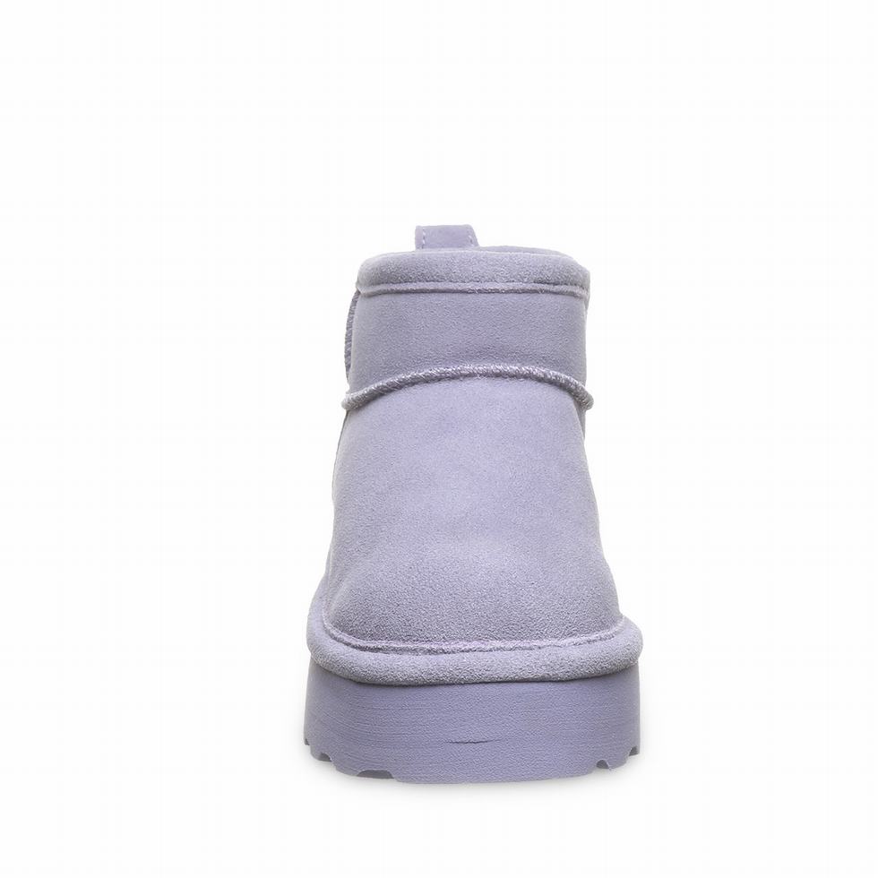 Bearpaw Retro Shorty Youth Kids' Boots Purple | QCZ916JD