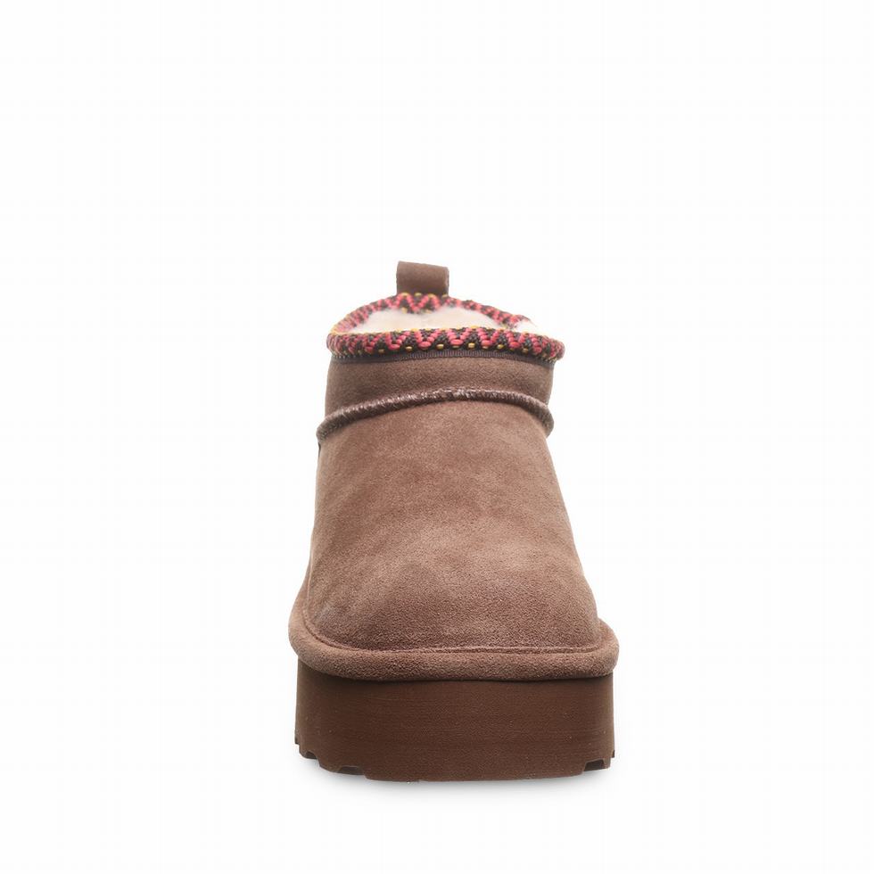 Bearpaw Retro Super Shorty Deco Women Platform Boots Brown | ADK2532EI