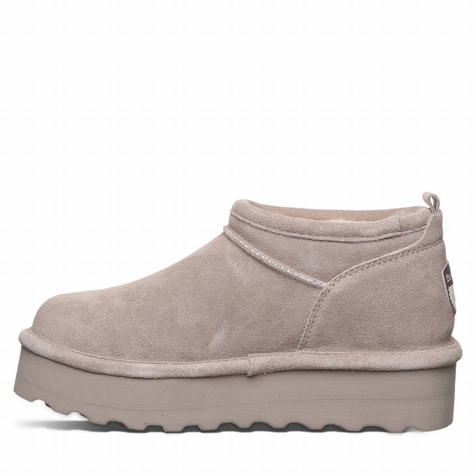 Bearpaw Retro Super Shorty Women Platform Boots Grey | GTV6221PG