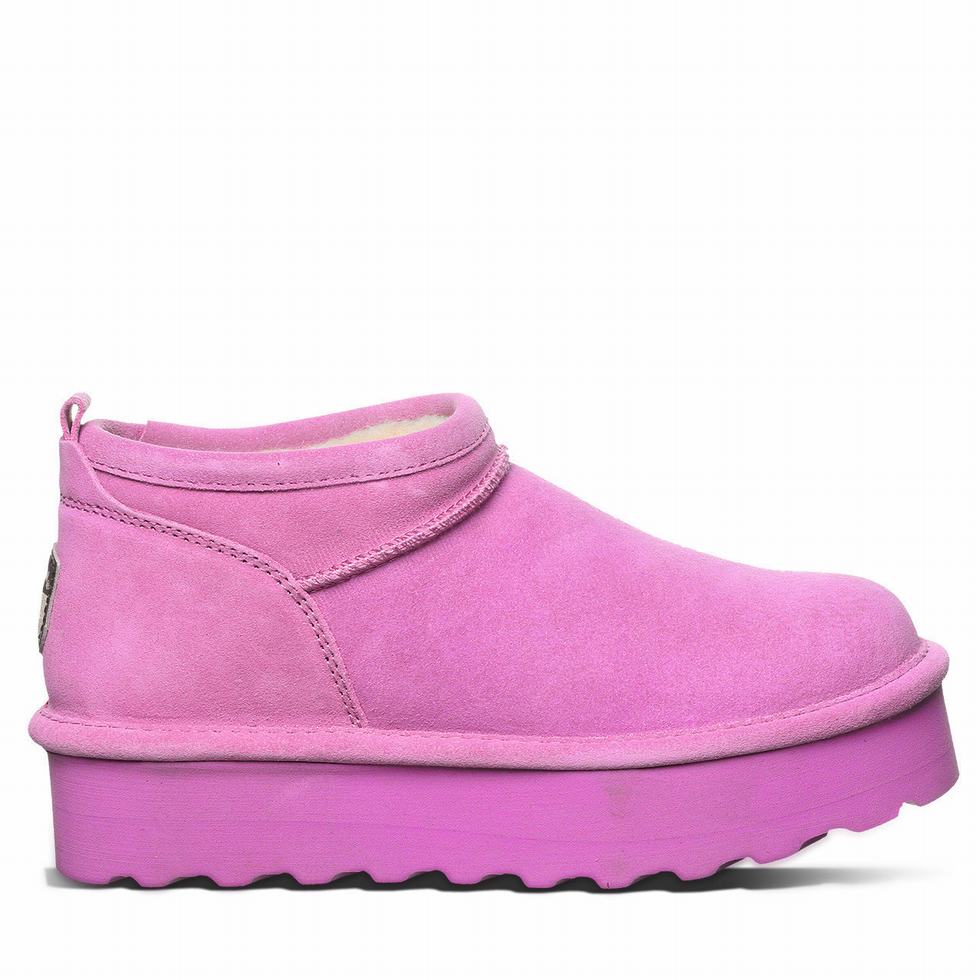 Bearpaw Retro Super Shorty Women Platform Boots Purple | VUS123CW