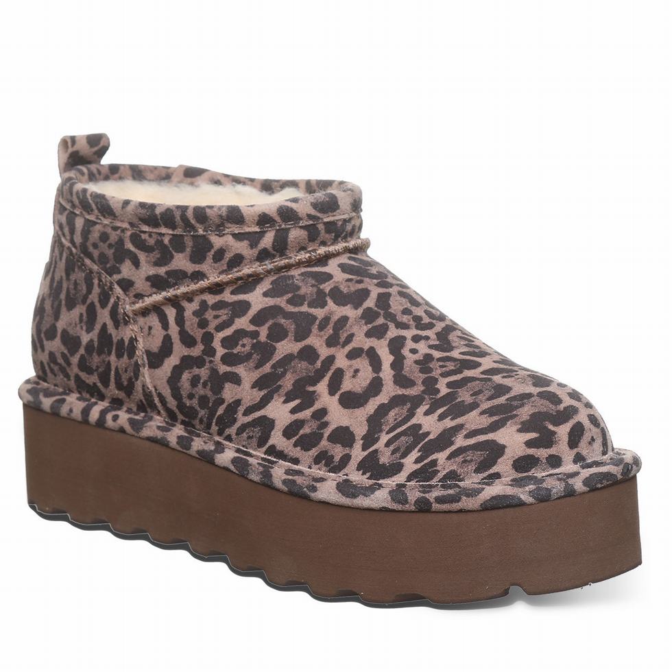 Bearpaw Retro Super Shorty Women Platform Boots Brown | FBG4136RR