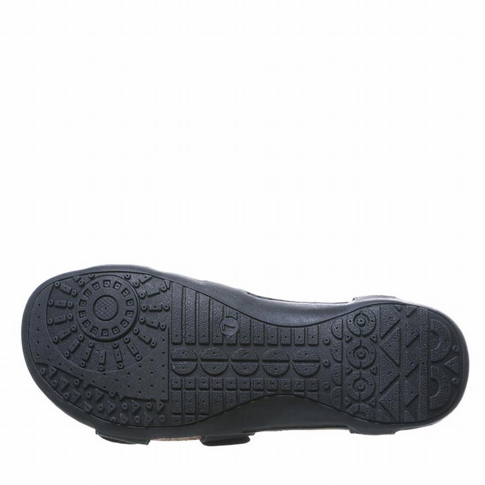 Bearpaw Ridley Wide Women Sandals Black | NZS4588HI