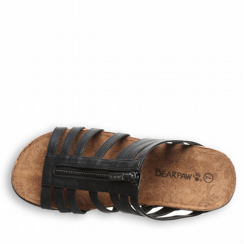 Bearpaw Sabrina Women Sandals Black | YMD5410EJ