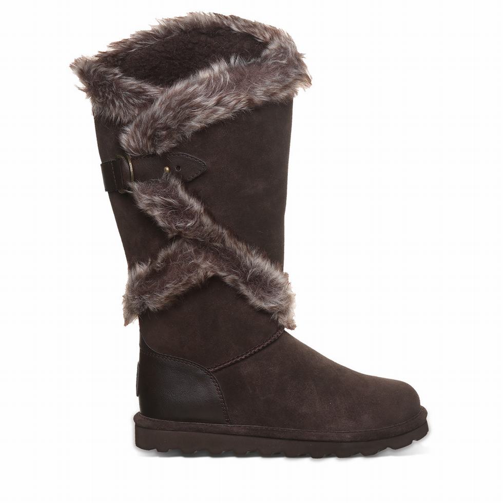 Bearpaw Sheilah Women Boots Brown | VWW773UV