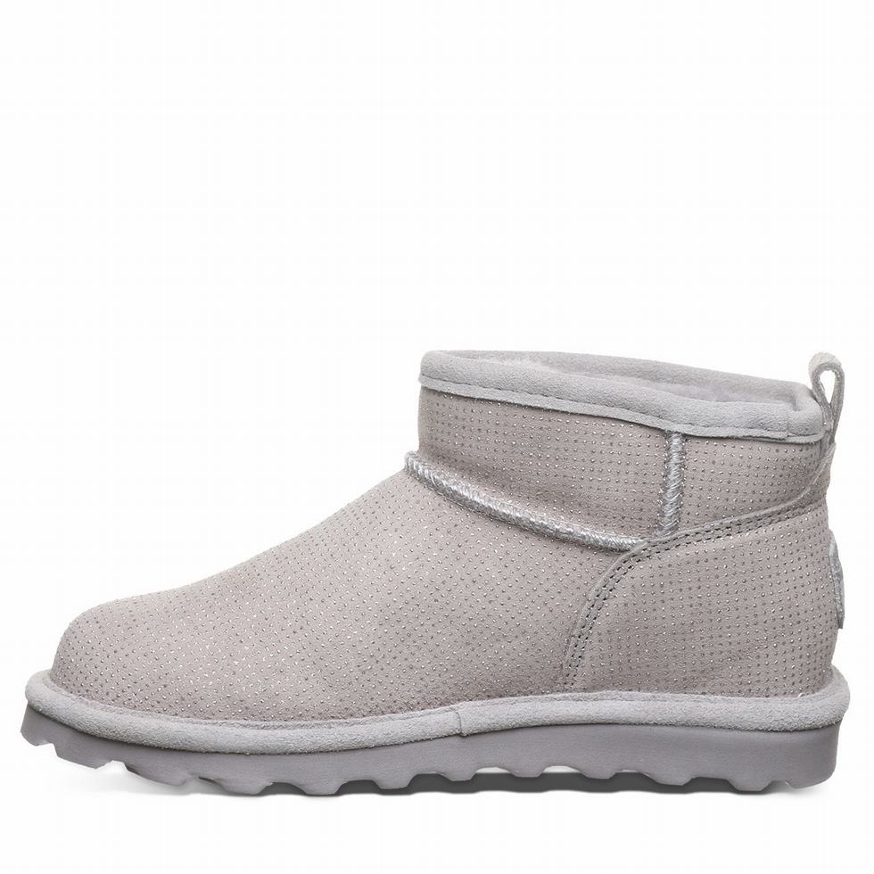 Bearpaw Shorty Exotic Women Boots Grey | NFN3081CL