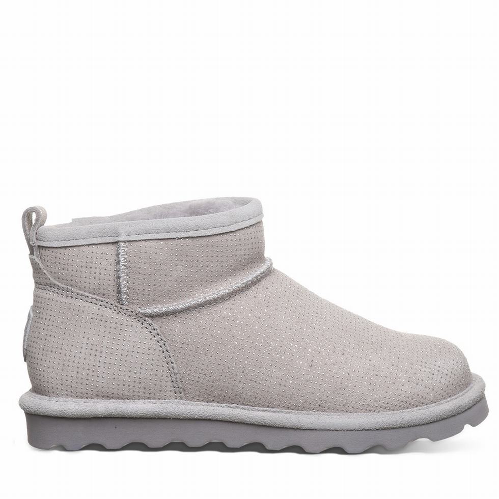 Bearpaw Shorty Exotic Women Boots Grey | NFN3081CL