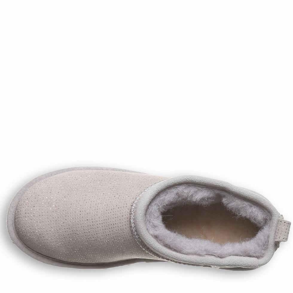 Bearpaw Shorty Exotic Women Boots Grey | NFN3081CL