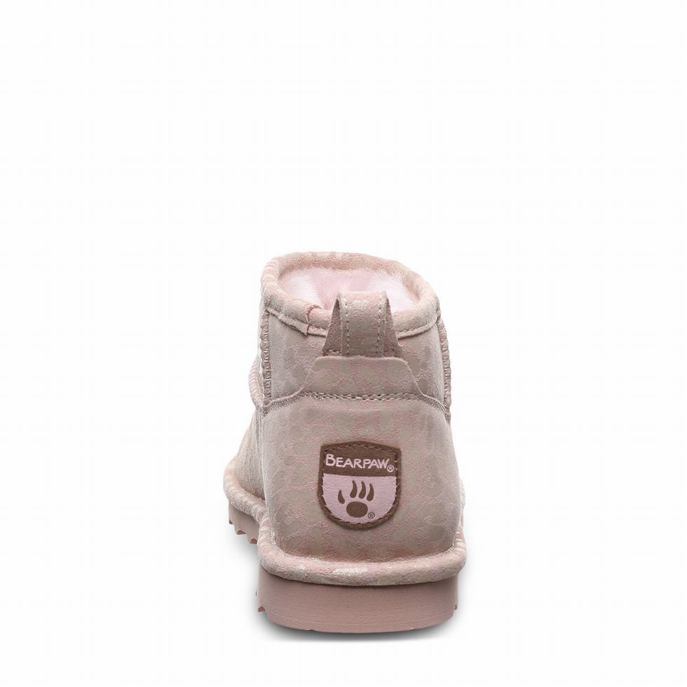 Bearpaw Shorty Exotic Women Boots Pink | BFC3447OZ