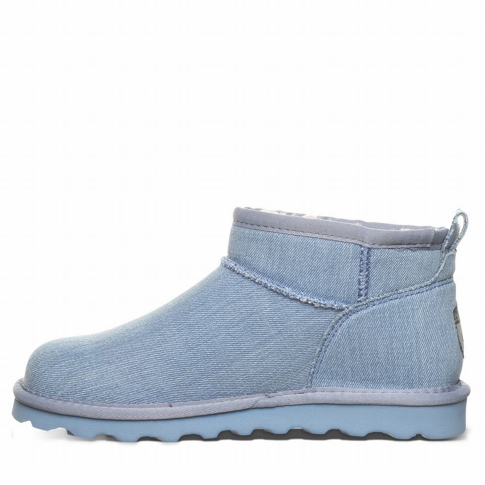 Bearpaw Shorty Vegan Women Boots Blue | BJP4098XM