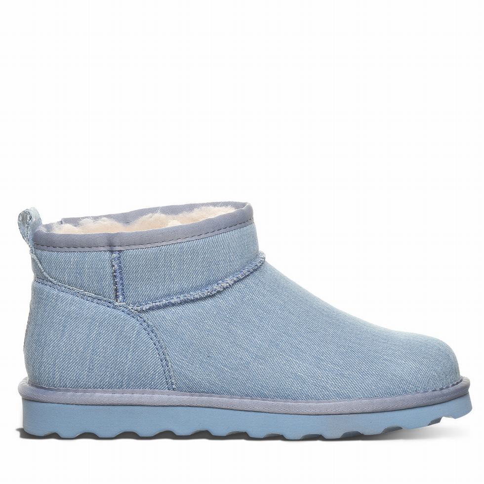 Bearpaw Shorty Vegan Women Boots Blue | BJP4098XM