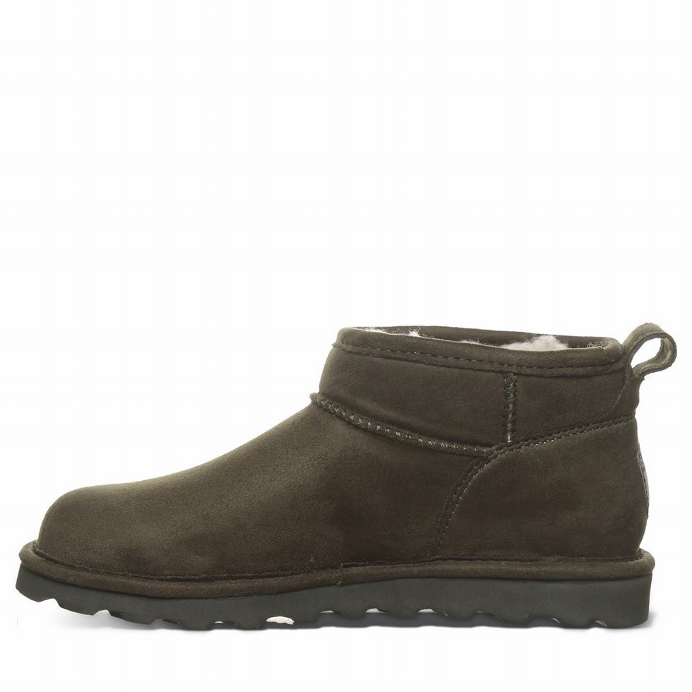 Bearpaw Shorty Vegan Women Boots Green | IFD9796BY