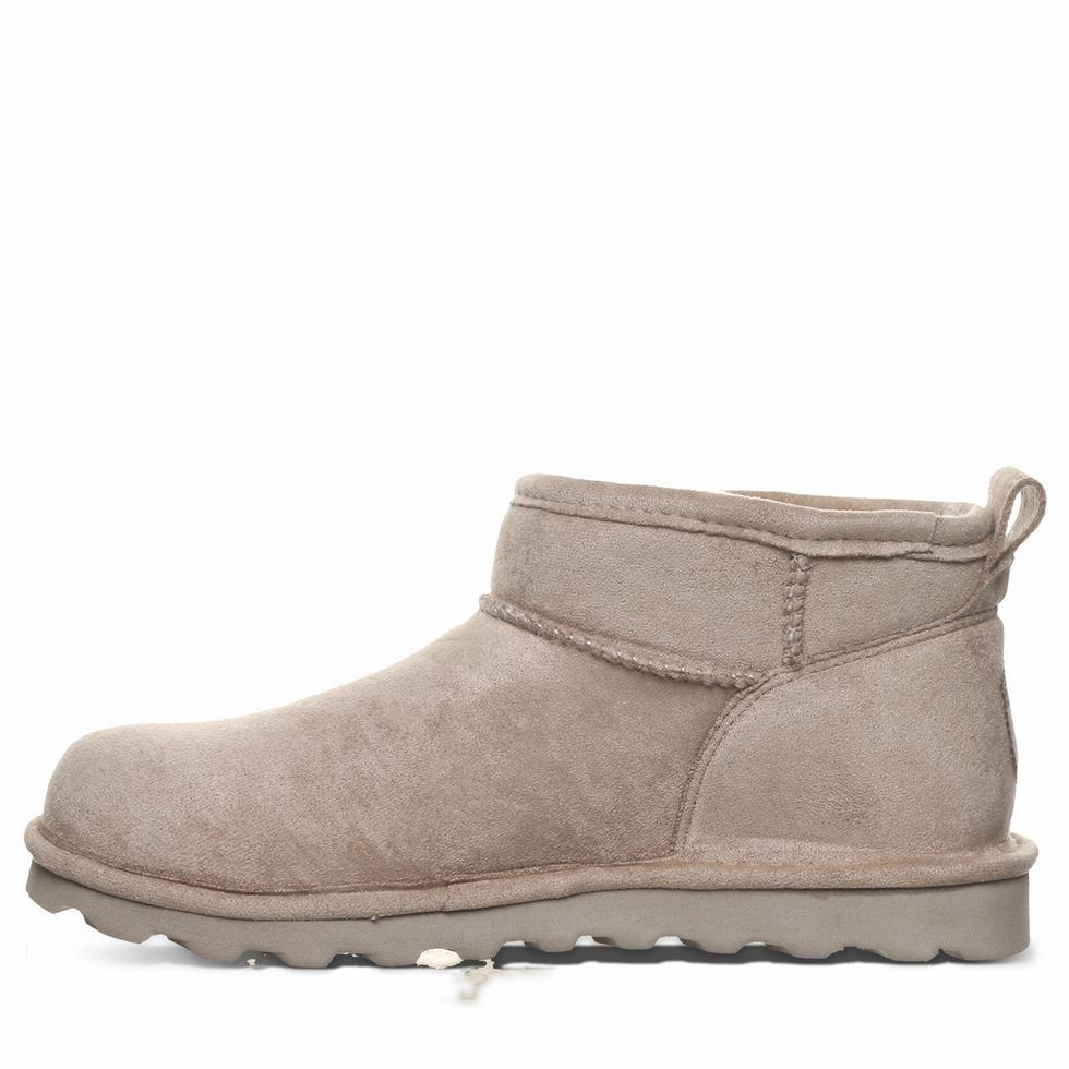 Bearpaw Shorty Vegan Women Boots Grey | ODY1093KB