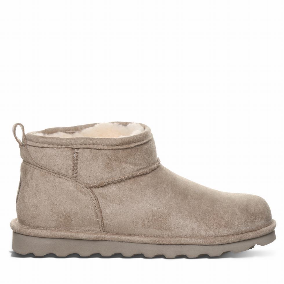 Bearpaw Shorty Vegan Women Boots Grey | ODY1093KB