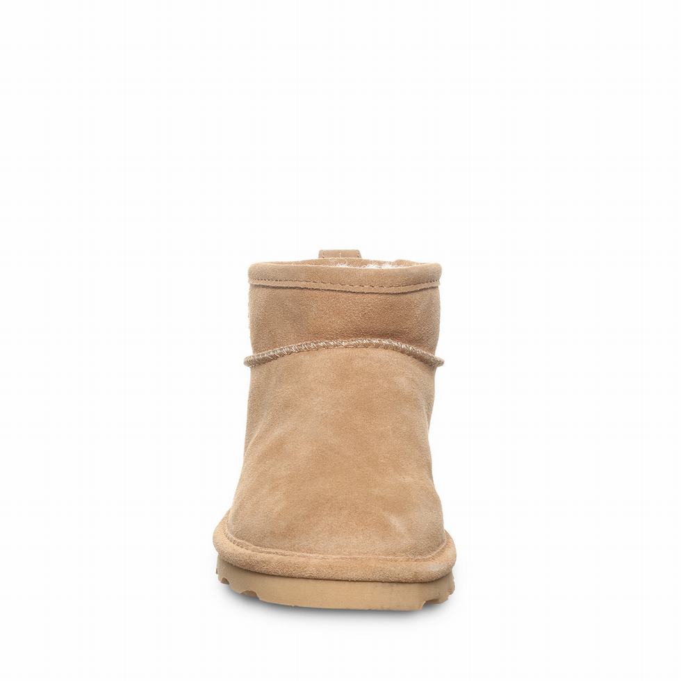 Bearpaw Shorty Wide Women Boots Brown | NAN3655DJ