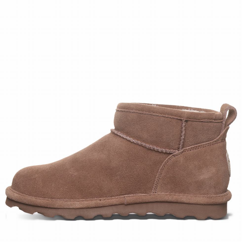 Bearpaw Shorty Wide Women Boots Brown | QNN934EW