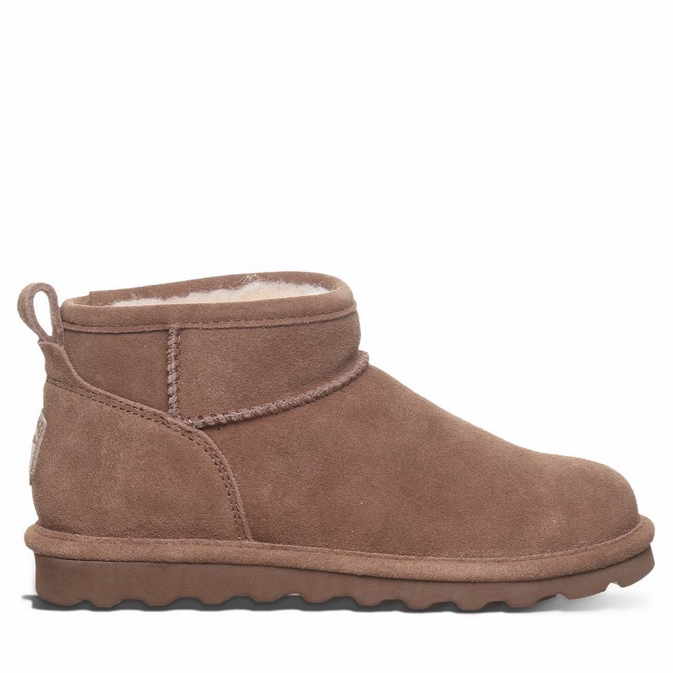 Bearpaw Shorty Wide Women Boots Brown | QNN934EW