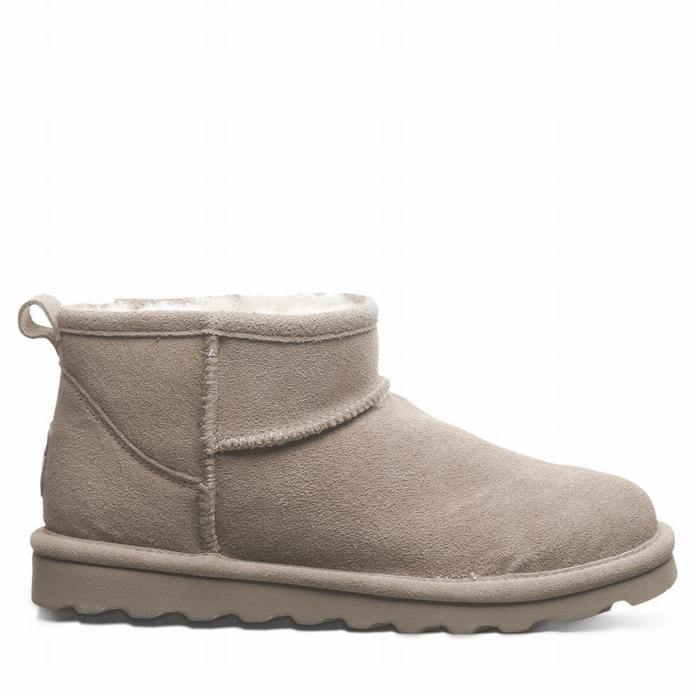 Bearpaw Shorty Wide Women Boots Brown | RCV73100XZ