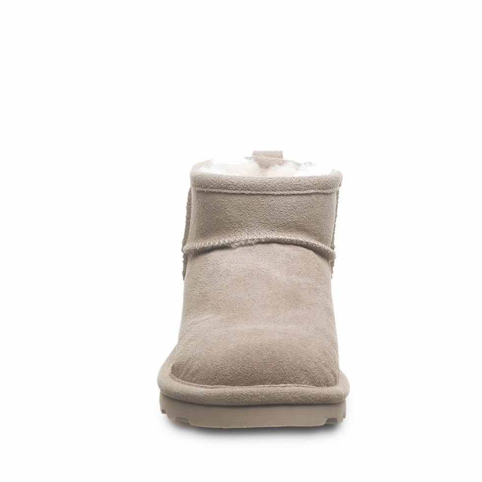 Bearpaw Shorty Wide Women Boots Brown | RCV73100XZ