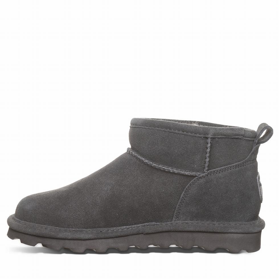 Bearpaw Shorty Wide Women Boots Grey | CRZ2859TP