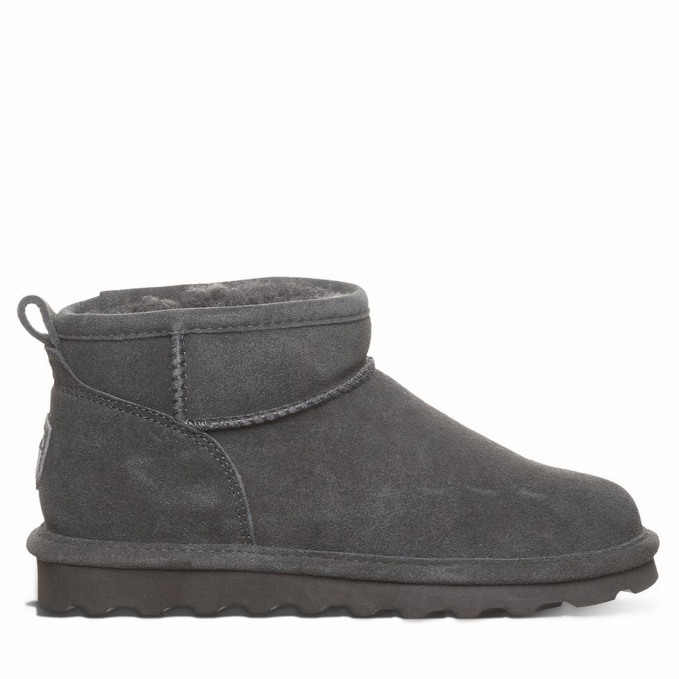 Bearpaw Shorty Wide Women Boots Grey | CRZ2859TP