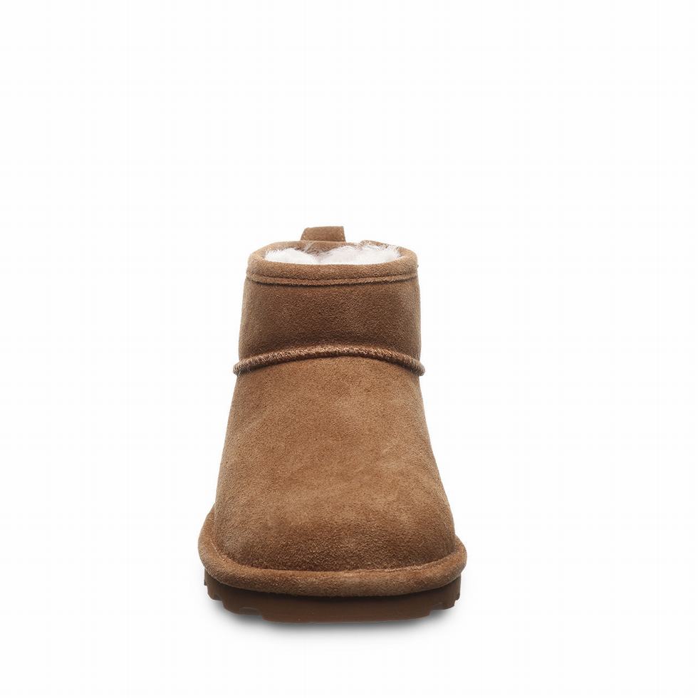 Bearpaw Shorty Women Ankle Boots Brown | QSB5041JR