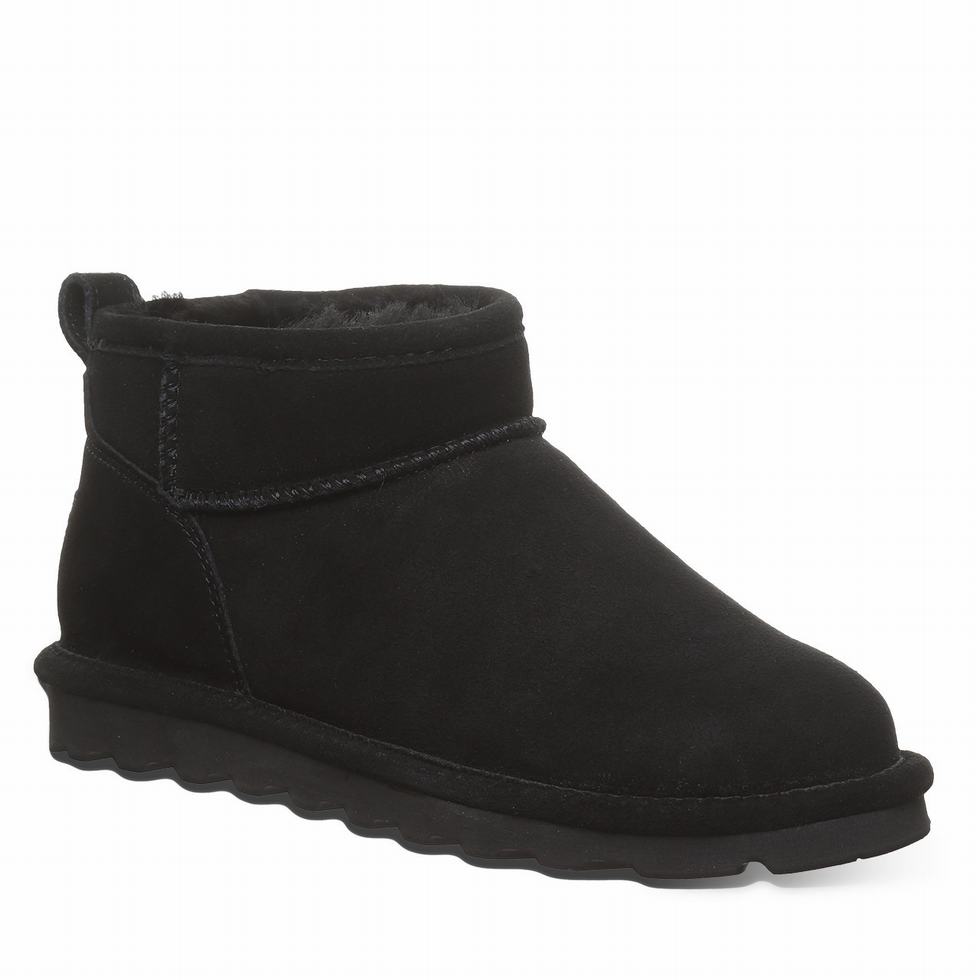 Bearpaw Shorty Women Booties Black | IEO9070HL