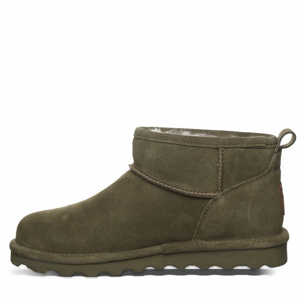 Bearpaw Shorty Women Booties Green | CGN814DH