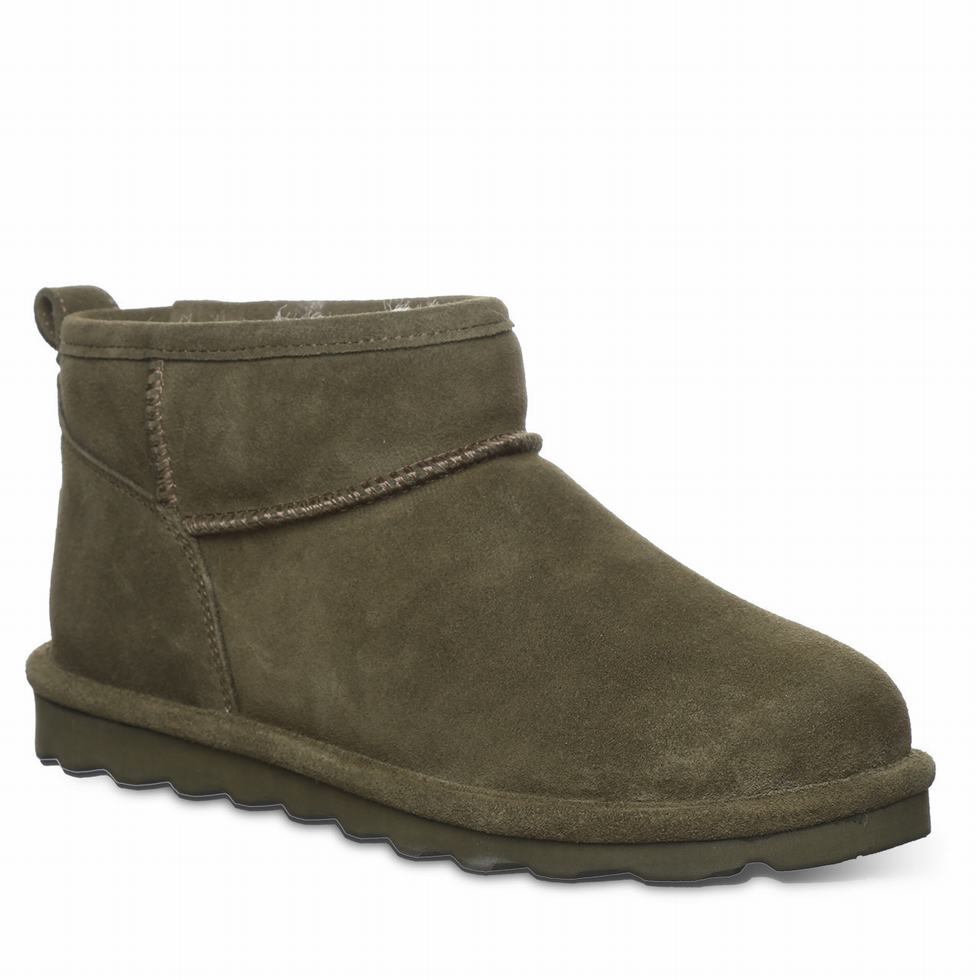 Bearpaw Shorty Women Booties Green | CGN814DH