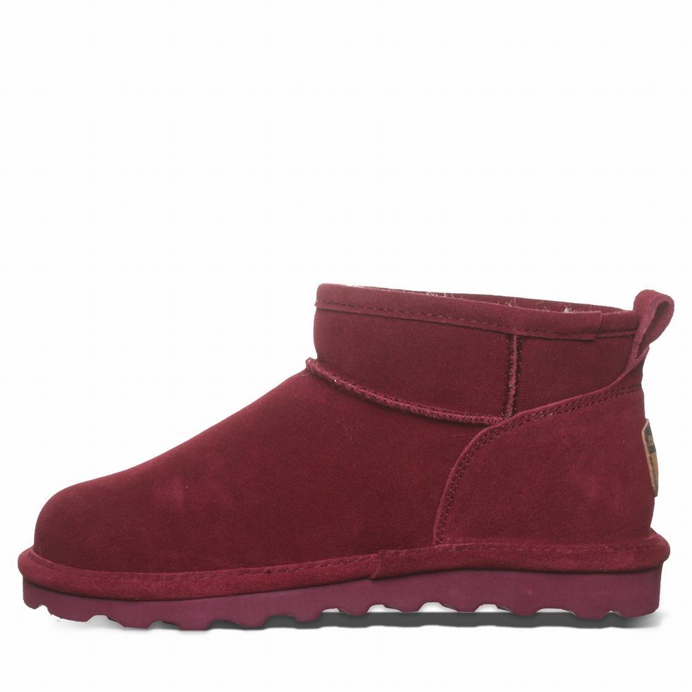 Bearpaw Shorty Women Booties Red | LJL4566XJ