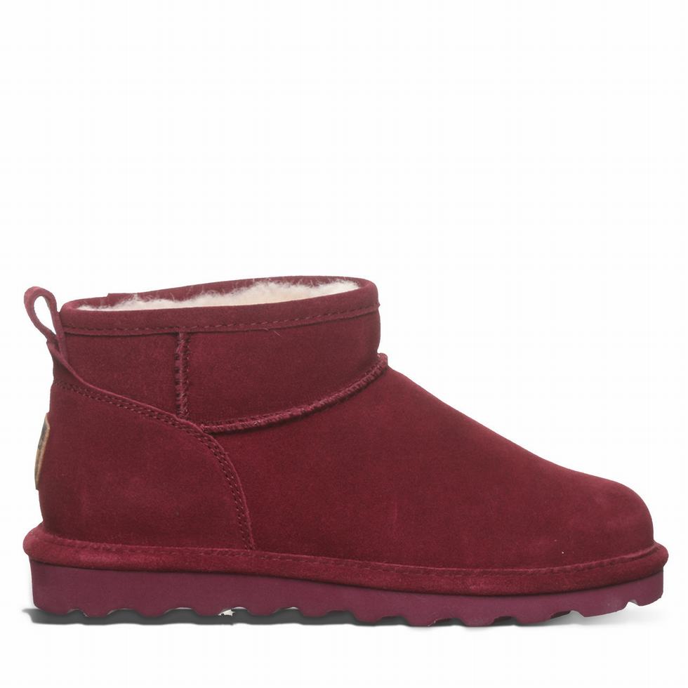 Bearpaw Shorty Women Booties Red | LJL4566XJ