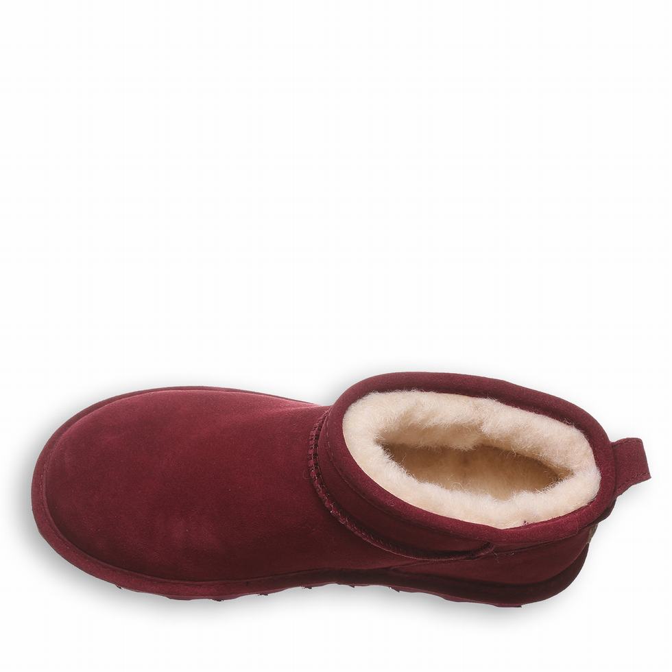 Bearpaw Shorty Women Booties Red | LJL4566XJ