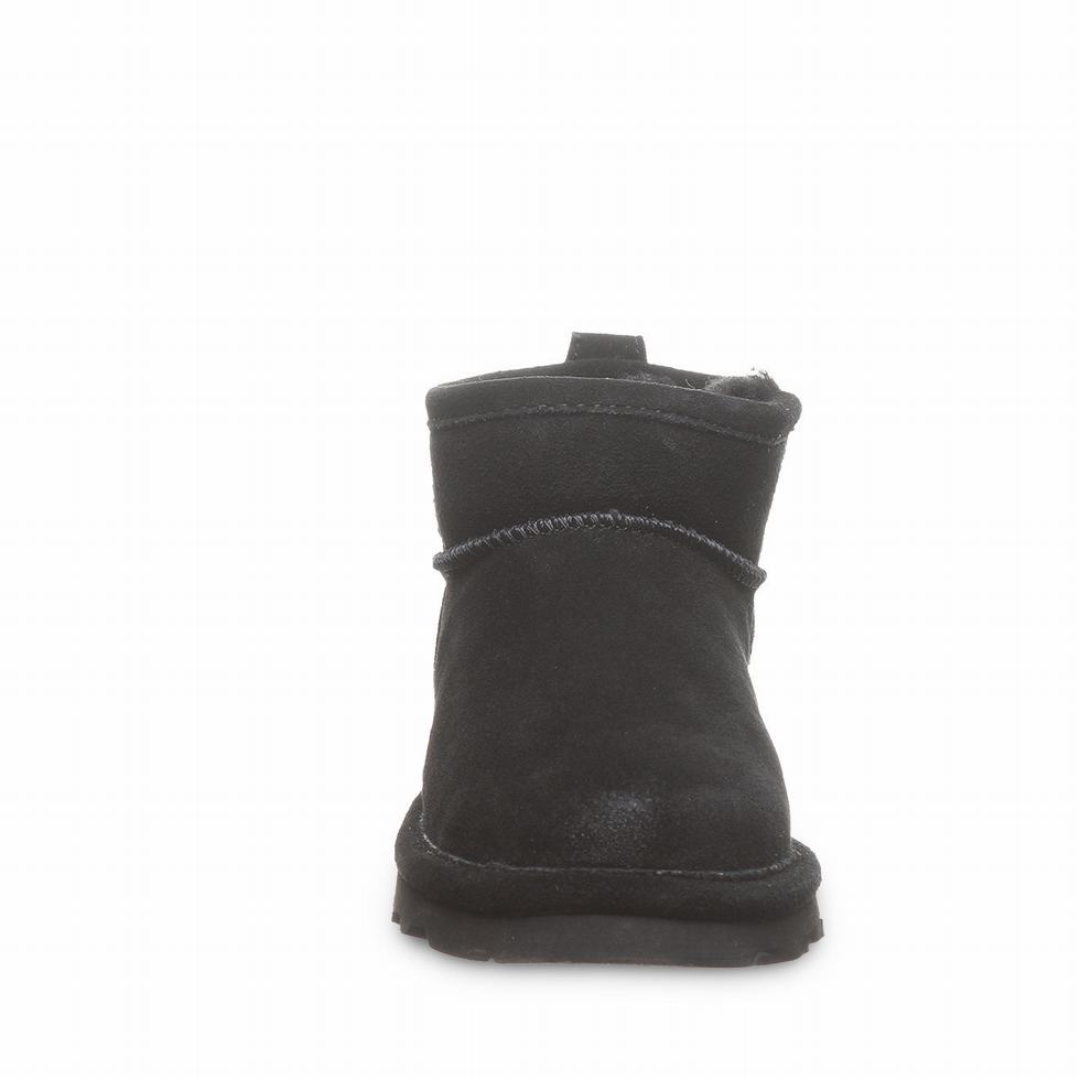 Bearpaw Shorty Youth Kids' Boots Black | LIT140QB