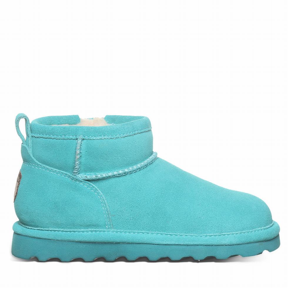 Bearpaw Shorty Youth Kids' Boots Blue | MTU580PO