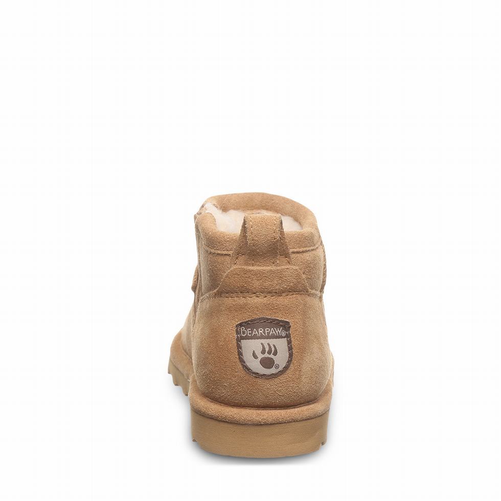 Bearpaw Shorty Youth Kids' Boots Brown | QGN3754HB