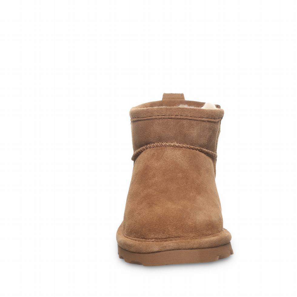 Bearpaw Shorty Youth Kids' Boots Brown | YRM7819KB