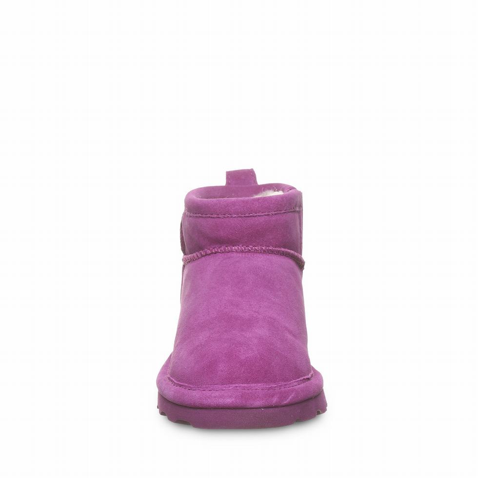 Bearpaw Shorty Youth Kids' Boots Purple | QGK8026YI