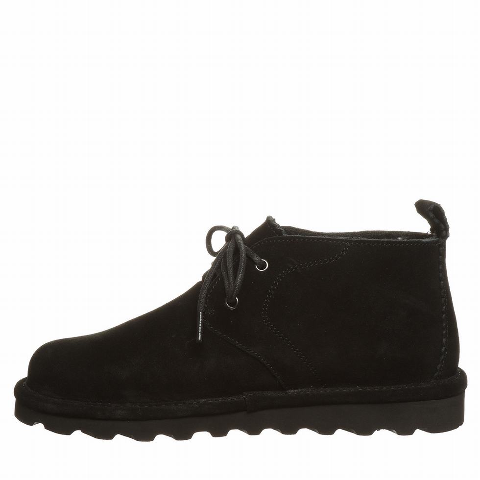 Bearpaw Skye Wide Women Chukka Boots Black | JZE4736KT