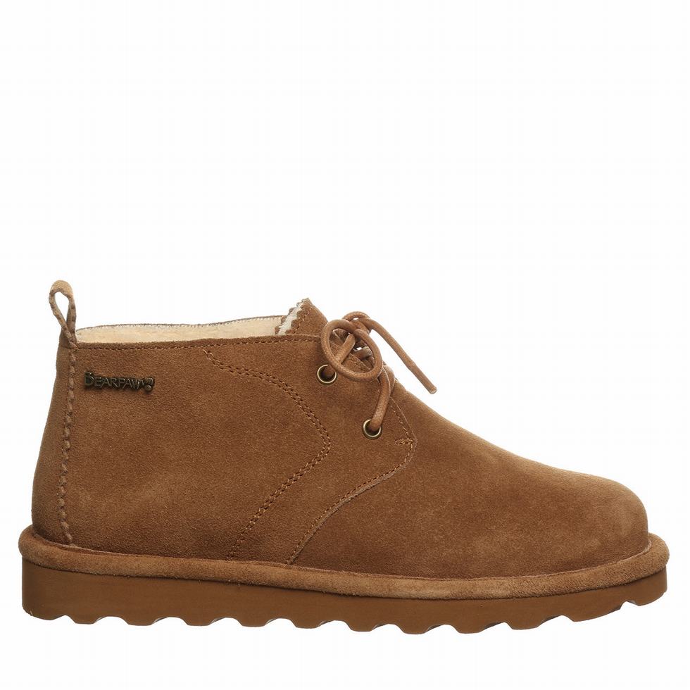 Bearpaw Skye Wide Women Chukka Boots Brown | JQK1329NI