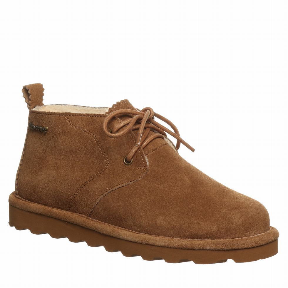 Bearpaw Skye Wide Women Chukka Boots Brown | JQK1329NI