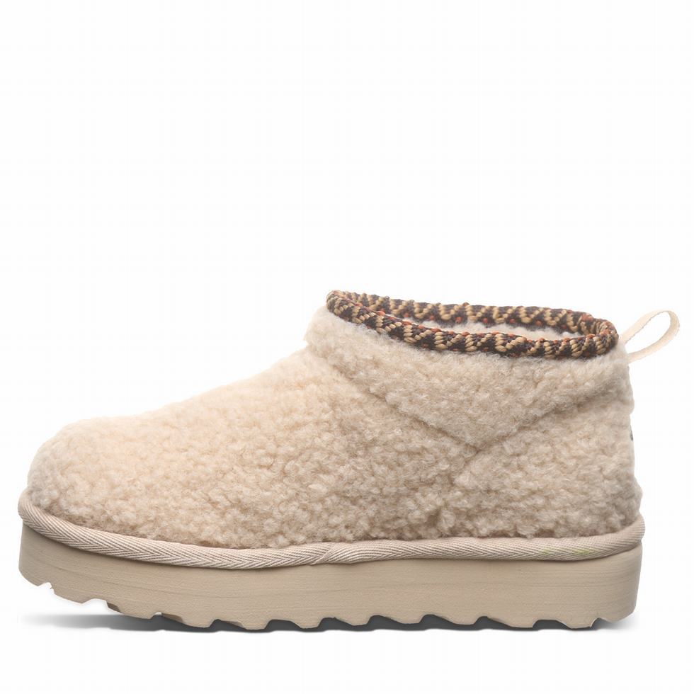 Bearpaw Snuggle Daphne Deco Youth Kids' Boots Beige | XSG2395VT