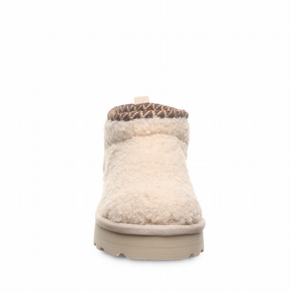 Bearpaw Snuggle Daphne Deco Youth Kids' Boots Beige | XSG2395VT