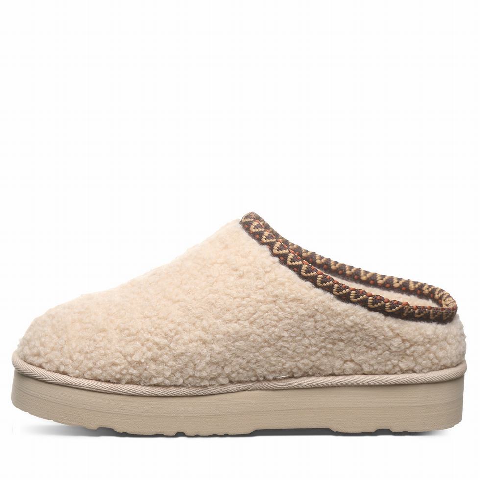 Bearpaw Snuggle Martis Women Slippers Beige | UGZ2265UQ